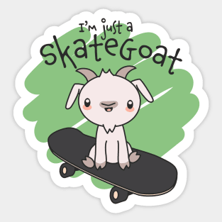 Just a Skate Goat Sticker